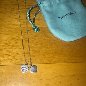 Tiffany’s Double Heart Tag Pendant